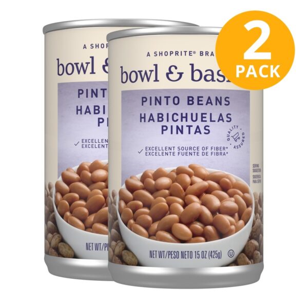 Bowl & Basket Pinto Beans, 15 OZ (Pack de 2)