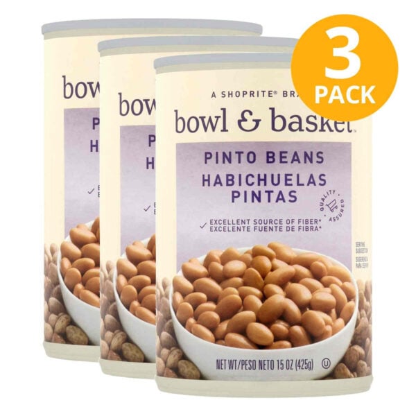 Bowl & Basket Frijoles Pintos, 15 OZ (Pack de 3)