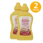 Bowl & Basket Yellow Mustard, 8 OZ (Pack de 2)