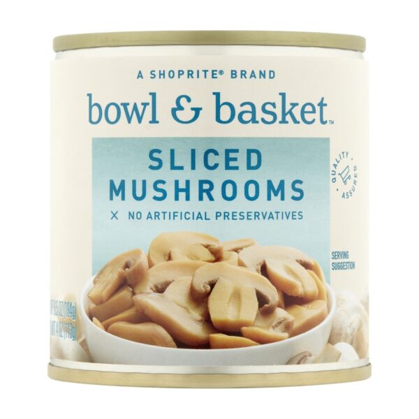 Bowl & Basket Sliced Mushrooms, 6.5 OZ