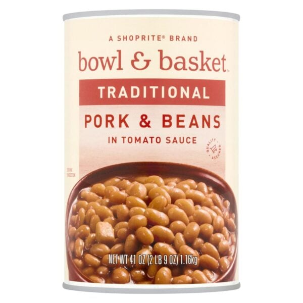 Bowl & Basket Frijoles con Cerdo en Salsa de Tomate, 15 OZ