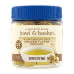 Bowl & Basket Instant Cubes Chicken Bouillon 25 Count, 3.4 OZ