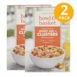 Bowl & Basket Honey Oat Clusters Cereal, 14.5 OZ (Pack de 2)