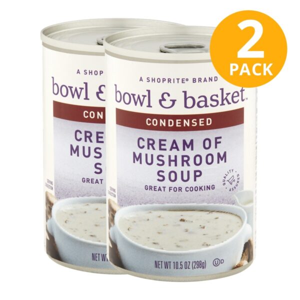 Bowl & Basket Cream of Mushroom Soup, 10.5 OZ (Pack de 2)