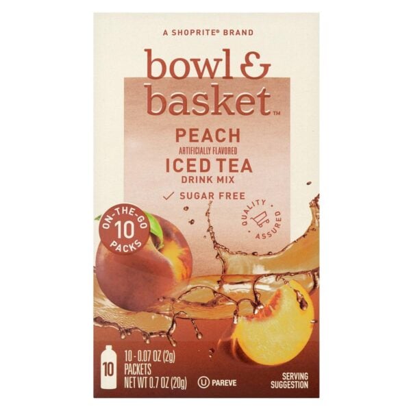 Bowl & Basket Iced Tea / Té Helado Durazno, 0.7 OZ