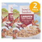 Bowl & Basket Cinnamon Crispy Squares Cereal, 12.2 OZ (Pack de 2)