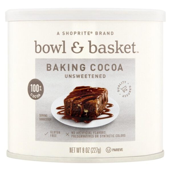 Bowl & Basket Cacao para Hornear Sin Azúcar, 8 OZ