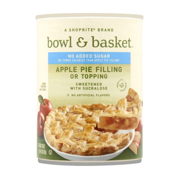 Bowl & Basket No Added Sugar Apple Pie Filling, 20 OZ