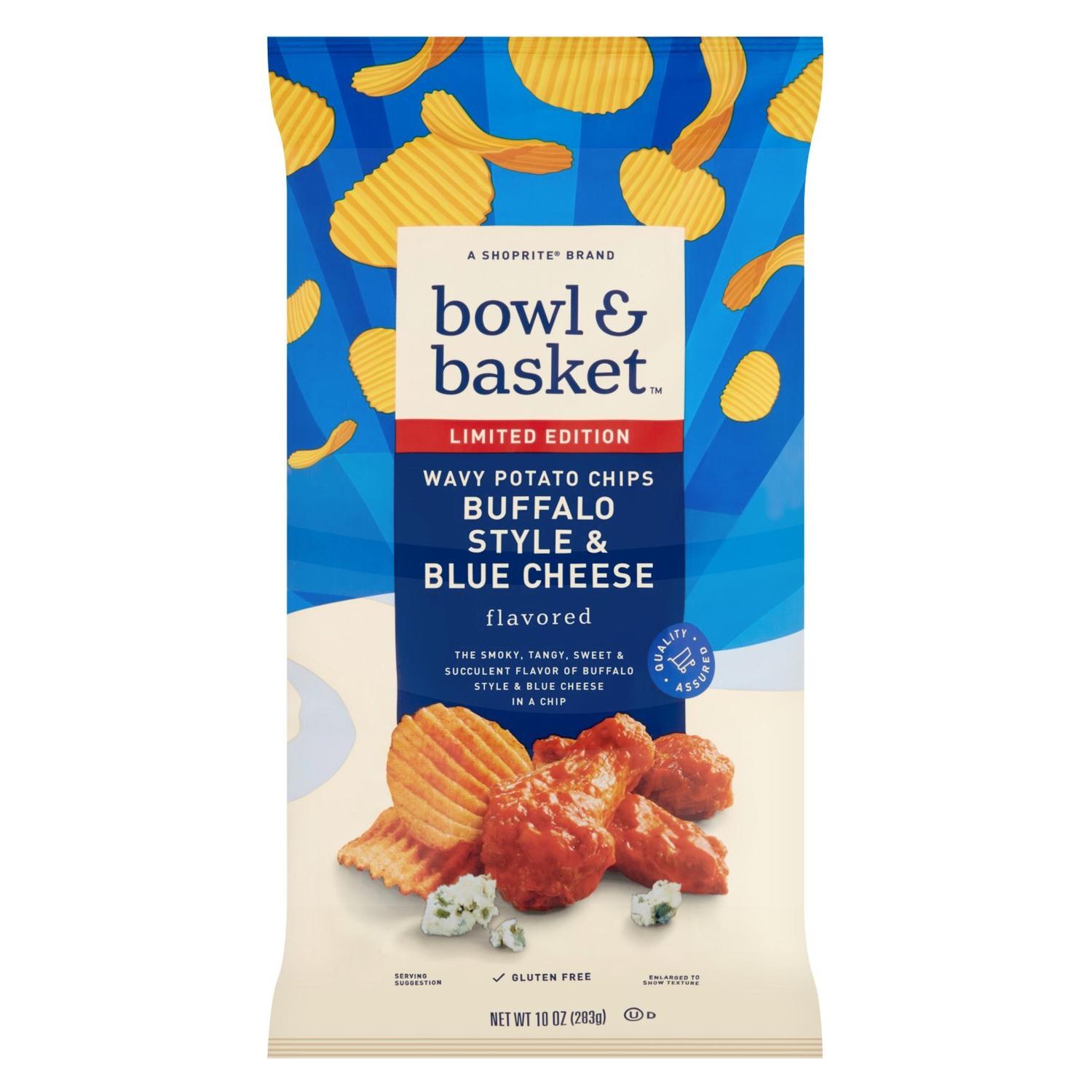 Bowl & Basket Chips Ondulados Buffalo Blue Cheese, 10 OZ