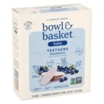 Bowl & Basket Teethers / Galletas para Bebé Arándano, 1.76 OZ