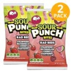 Sour Punch Rad Reds Bites, 5 OZ (Pack de 2)