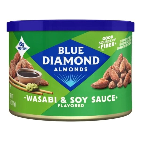 Blue Diamond Almendras, Wasabi & Soy Sauce, 6 OZ