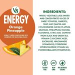 V8 Energy, Orange Pineapple, Bebida Energética, 11.5 OZ (Pack de 2)