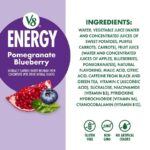 V8 Energy, Pomegranate Blueberry, Bebida Energética, 11.5 OZ (Pack de 2)