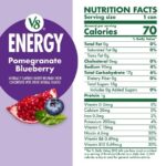 V8 Energy, Pomegranate Blueberry, Bebida Energética, 11.5 OZ (Pack de 2)
