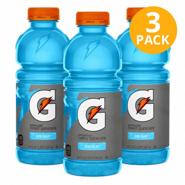 Gatorade Cool Blue, 591 ml (Pack de 3)