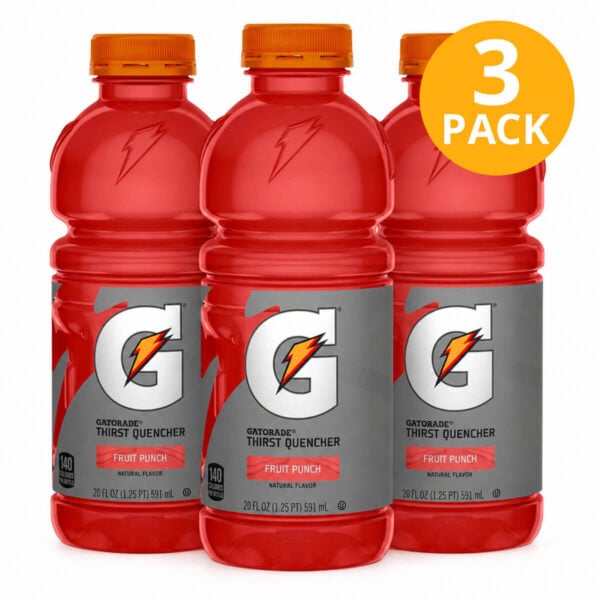 Gatorade Fruit Punch, 591 ml (Pack de 3)