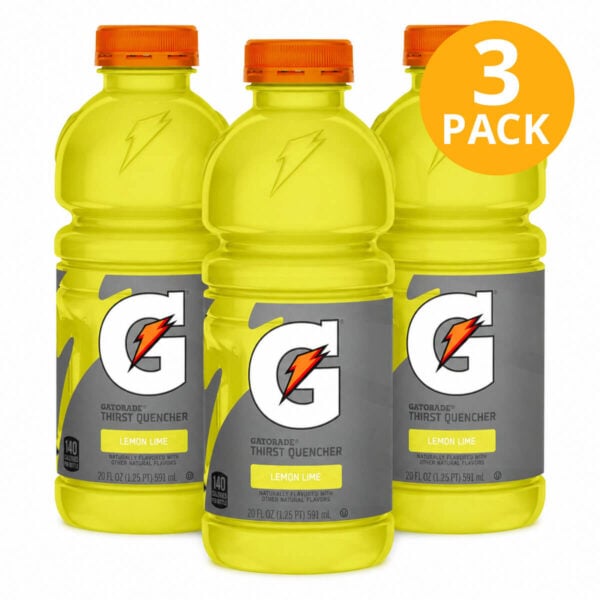 Gatorade Lemon Lime, 591 ml (Pack de 3)