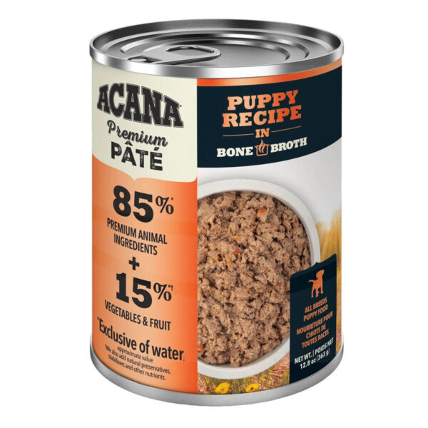 Acana Premium Paté Puppy Recipe in Bone Broth, 363 gr