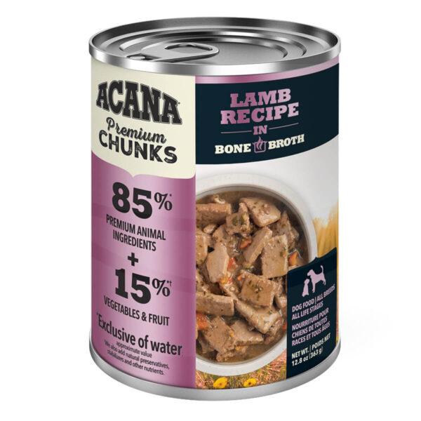 Acana Premium Chunks Lamb Recipe in Bone Broth, 363 gr