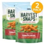 Harvest Snaps Red Lentil Tomato Basil, 3 OZ (Pack de 2)