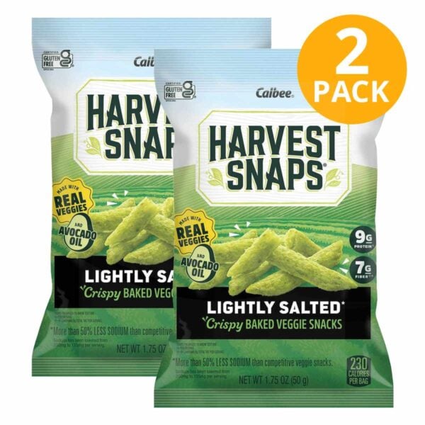 Harvest Snaps Green Pea Lightly Salted, 1.75 OZ (Pack de 2)