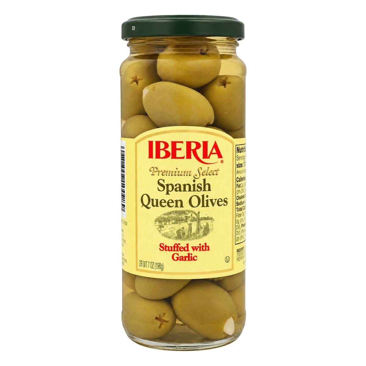 Iberia Aceitunas Reina Rellenas de Ajo, 7 OZ 1 Iberia Aceitunas Reina Rellenas de Ajo, 7 OZ