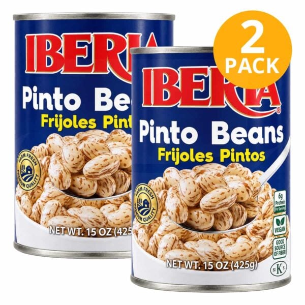 Iberia Frijoles Pintos, 15.5 OZ (Pack de 2)