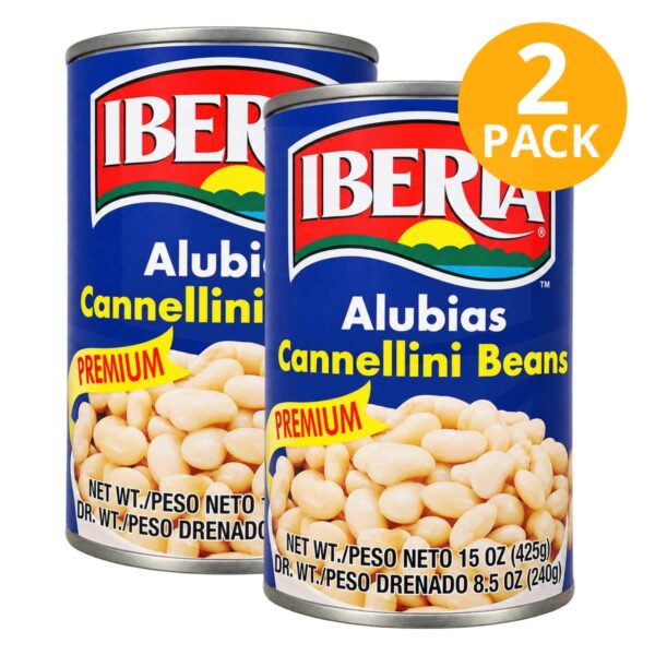 Iberia Alubias Cannellini, 15 OZ (Pack de 2)