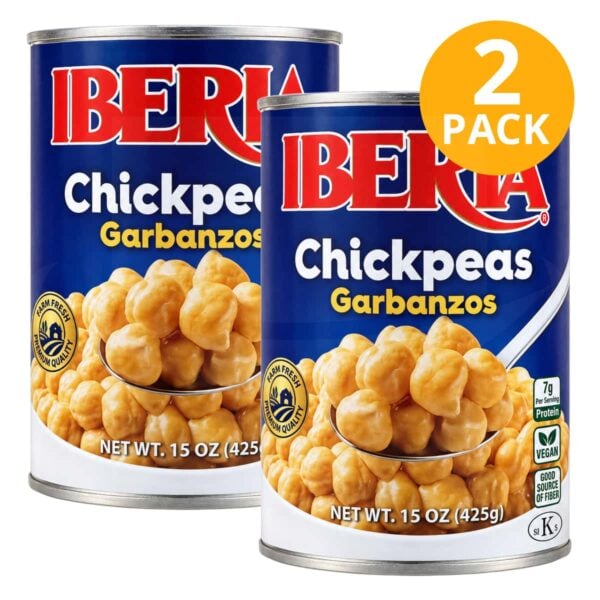 Iberia Garbanzos, 15.5 OZ (Pack de 2)