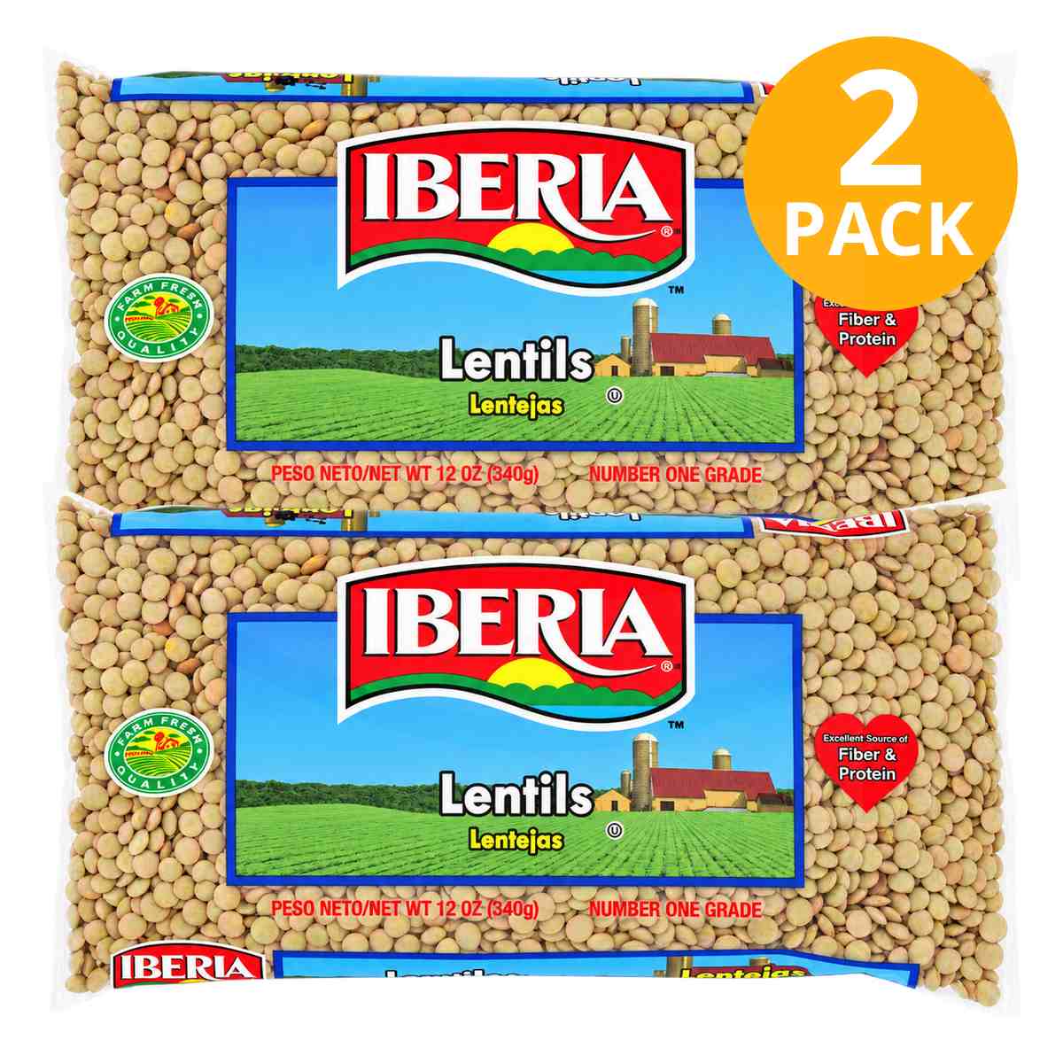 Iberia Lentejas, 12 OZ (Pack de 2) 1 Iberia Lentejas, 12 OZ (Pack de 2)