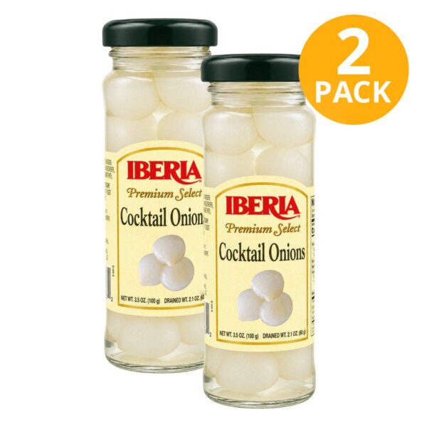 Iberia Cebollitas Cocktail, 3.5 OZ (Pack de 2)