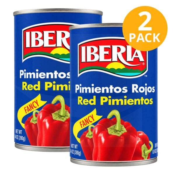 Iberia Pimientos Rojos, 14 OZ (Pack de 2)
