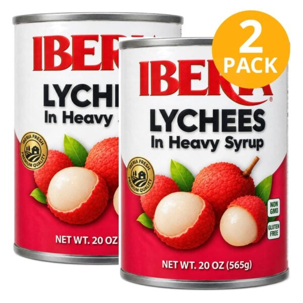 Iberia Lychees in Heavy Syrup, 20 OZ (Pack de 2)