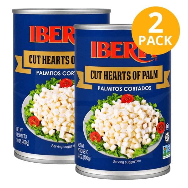 Iberia Palmitos Cortados, 14 OZ (Pack de 2)
