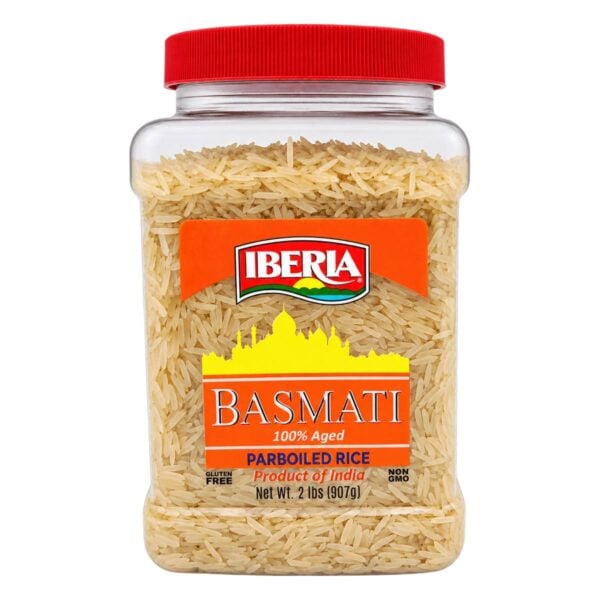 Iberia Arroz Basmati Parboiled en Frasco, 2 lb