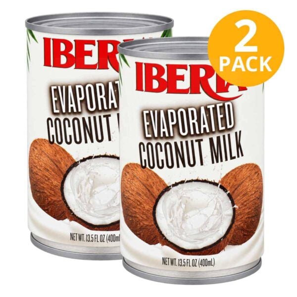 Iberia Leche de Coco Evaporada, 13.5 OZ (Pack de 2)