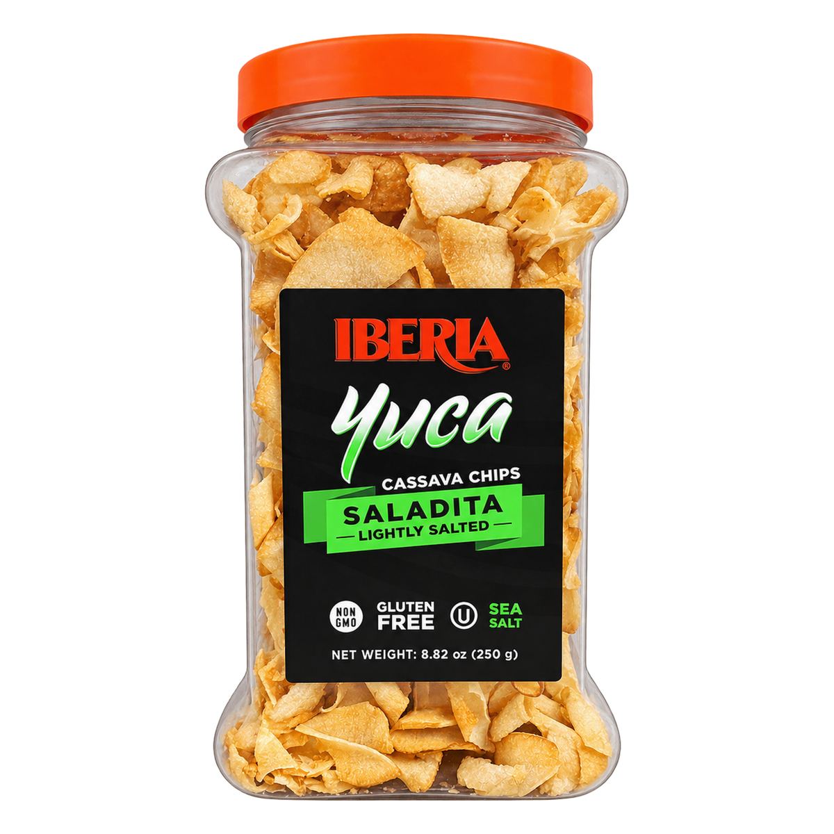 Iberia Chips de Yuca Saladitas en Frasco, 8 Iberia Chips de Yuca Saladitas en Frasco, 8.8 OZ