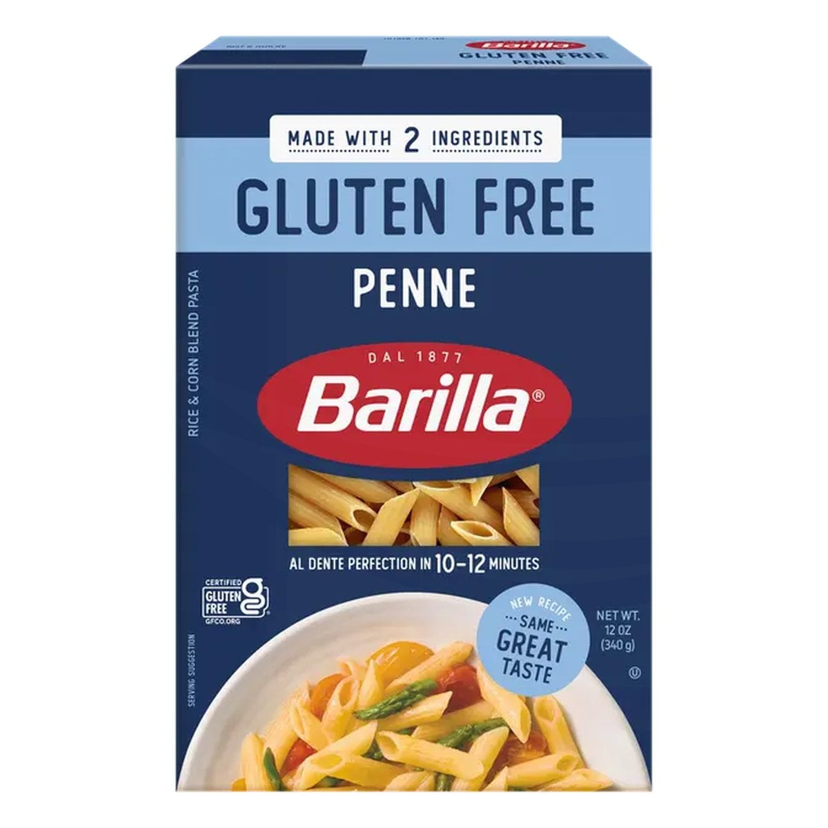 Barilla Pasta Penne Sin Gluten, 340 gr 1 Barilla Pasta Penne Sin Gluten, 340 gr