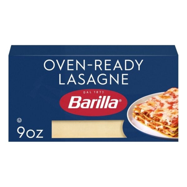 Barilla Pasta Lasagna Oven Ready, 9 OZ