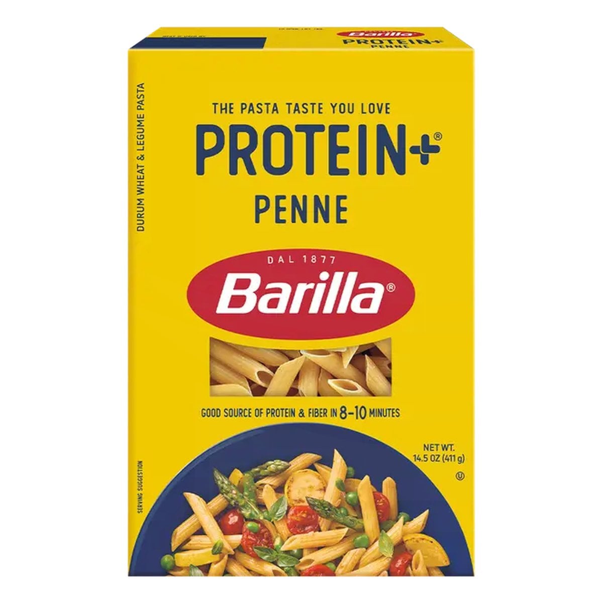 Barilla Pasta Penne, Protein +, 411 gr 1 Barilla Pasta Penne, Protein +, 411 gr