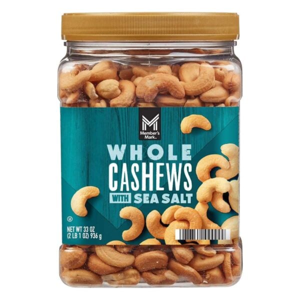 Cashews Whole with Sea Salt Member's Mark, 33 OZ