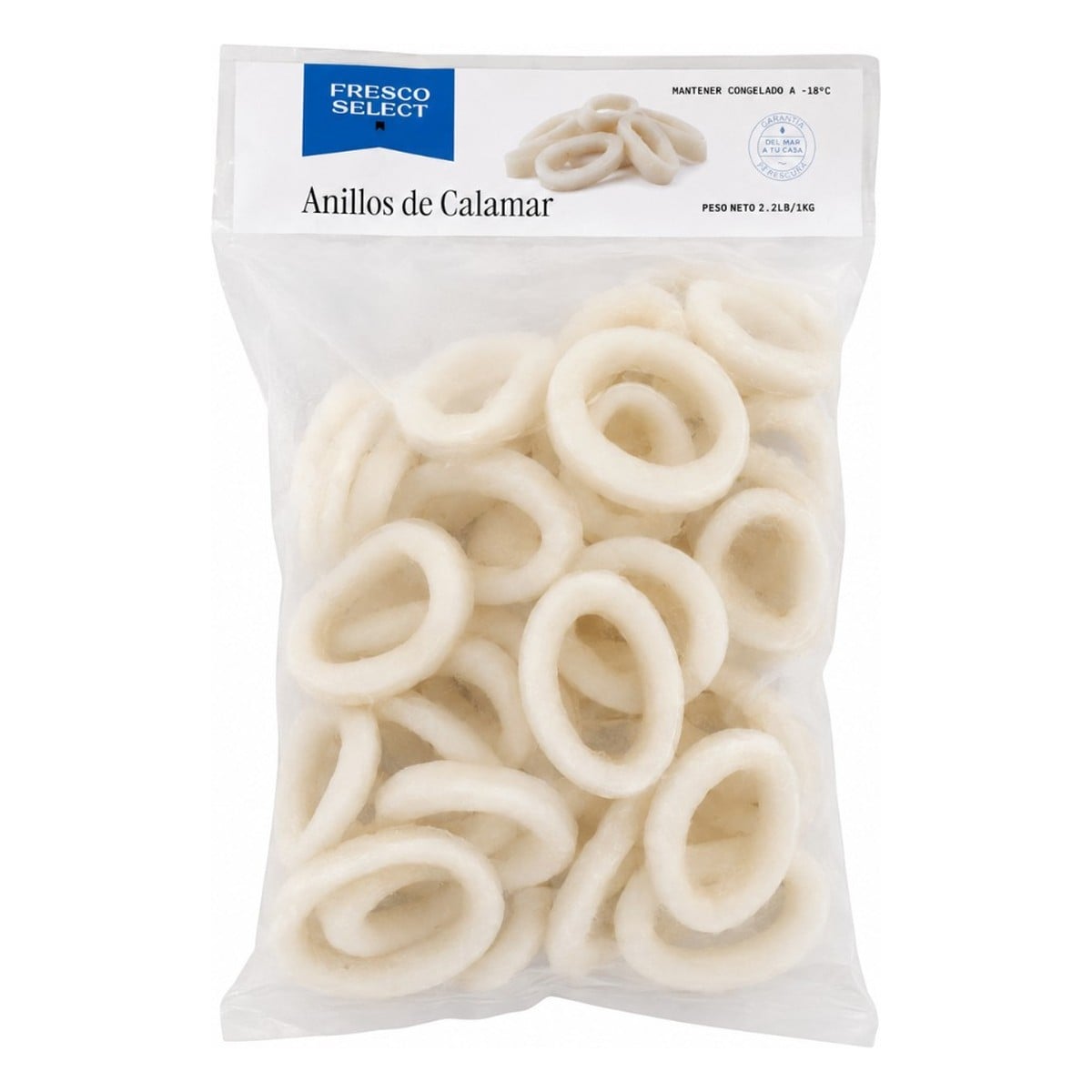 Anillos de Calamar, Fresco Select, 1 kg 1 Anillos de Calamar, Fresco Select, 1 kg