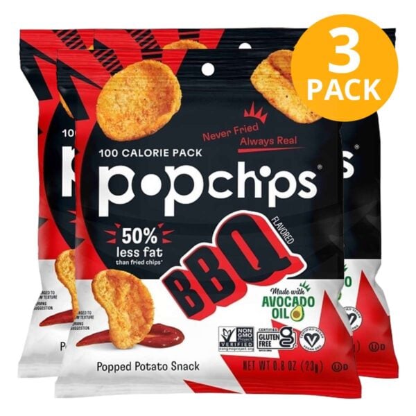 Popchips, Barbecue, 0.8 OZ (Pack de 3)