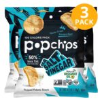 Popchips, Sea Salt & Vinegar, 0.8 OZ (Pack de 3)
