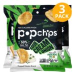Popchips, Sour Cream & Onion, 0.8 OZ (Pack de 3)