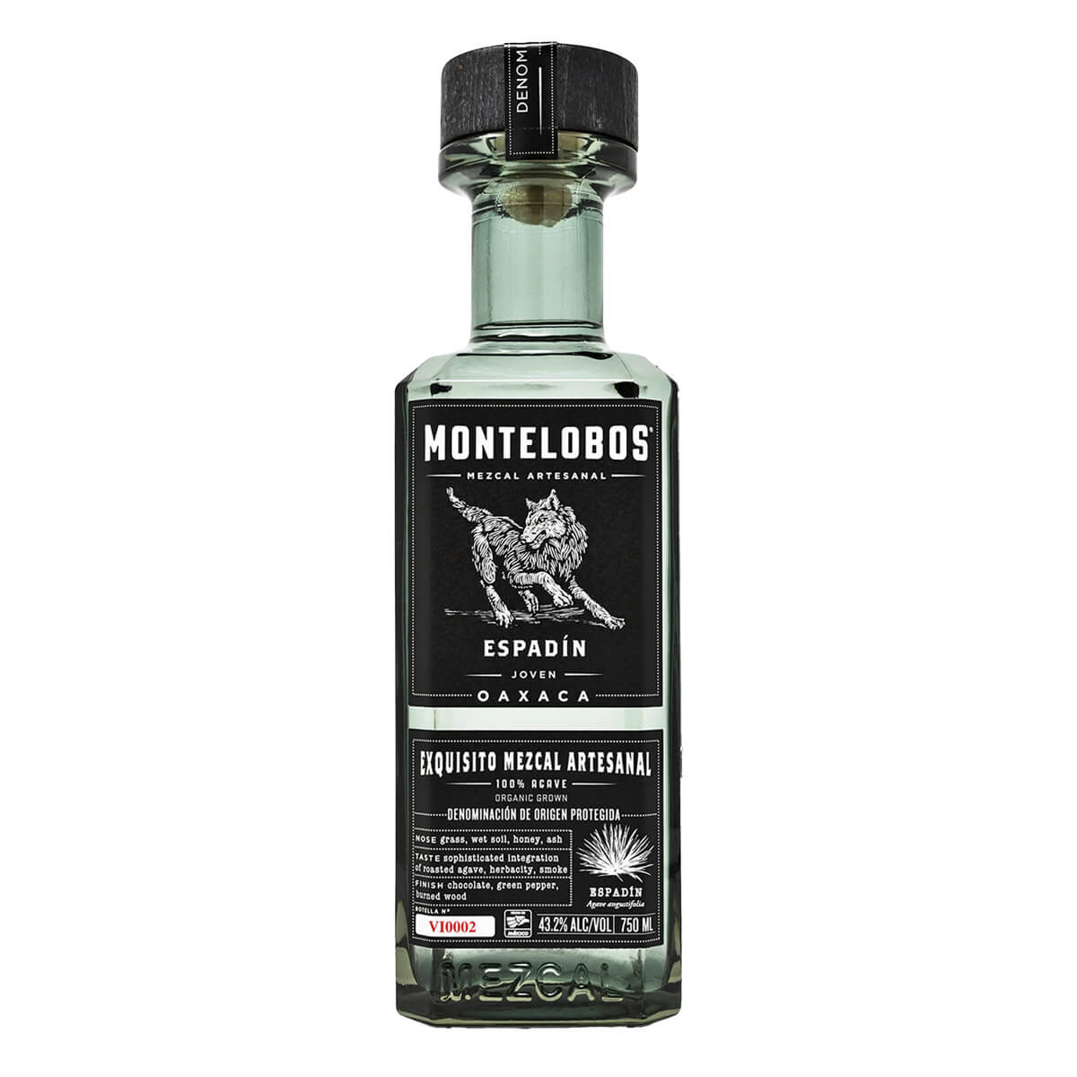 083664872978 Montelobos Espadín Mezcal, 750 ml - Imagen 1