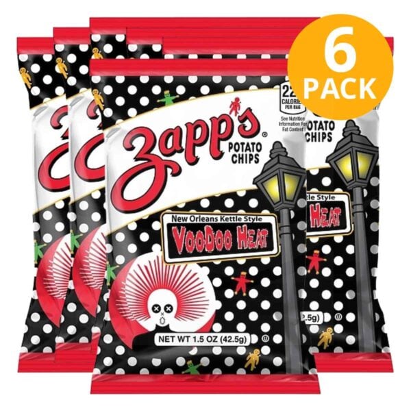 Zapp's, Voodoo Heat, 1.5 OZ (Pack de 6)