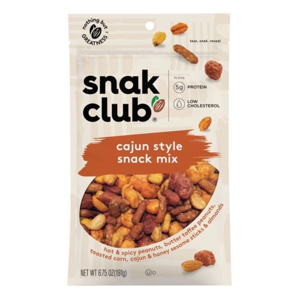 Snak Club Cajun Style Snack Mix, 6.75 OZ