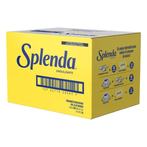Splenda Endulzante Cero Calorías, 2000 Sobres
